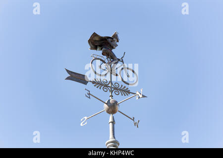 UK, Oxford, der Wetterfahne auf die neuen Schüler Unterkunft Block, Teil des Harris Manchester College. Stockfoto