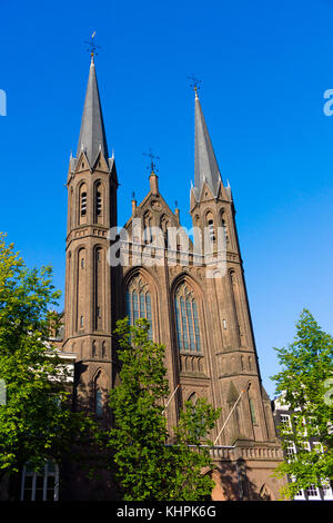 De krijtberg Kirche in Amsterdam Stockfoto