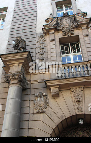 Barockgebäude an der Waldenserstraße in Berlin (Deutschland). Stockfoto