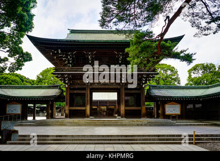 Meiji Schrein Yoyogi Park Tokyo Japan Asien. Foto in Japan Asien, Tokyo, August 2017. Stockfoto