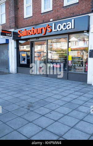 Sainsbury's Lokalen, den Broadway, Gunnersbury, London W3, UK Stockfoto