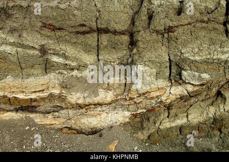 Die Unterseite der sarmatischen Meer. Stockfoto