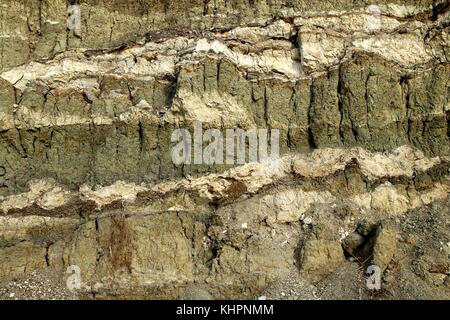 Die Unterseite der sarmatischen Meer. Stockfoto