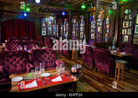 Amor Loco Restaurant in Nayara Hotel, Spa & Gärten, Oeste de Fortuna, La Fortuna De San Carlos, Arenal Volcano National Park, Costa Rica Stockfoto