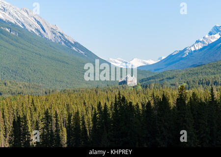 Berühmten Fairmont Banff Springs Hotel, Banff National Park, Alberta, Kanada Stockfoto