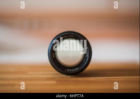 Alte Kamera Markierung close up tair 11 a von ussa Stockfoto