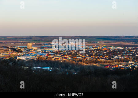 Blick auf die Stadt vom Hilltop Pyatigorsk Stockfoto
