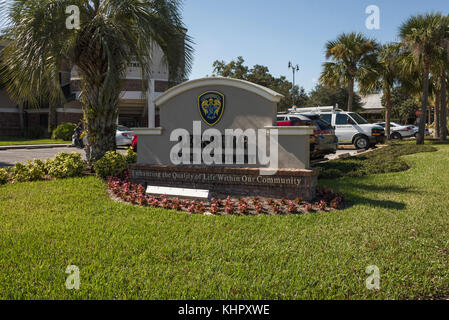 Polizei Leesburg, Florida USA Stockfoto