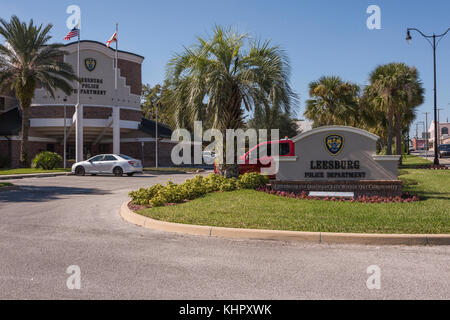 Polizei Leesburg, Florida USA Stockfoto