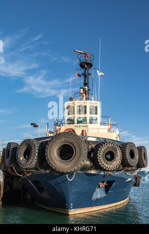 Müde tug Stockfoto