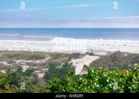 Atlantik in East Hampton ny Stockfoto