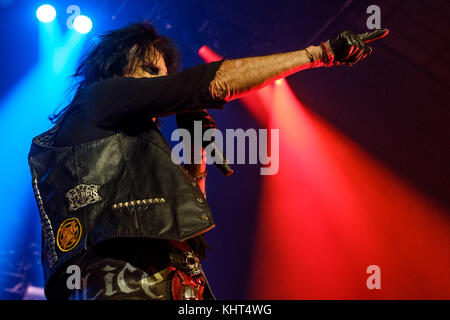 Alice Cooper tritt am Donnerstag, den 16. November 2017, in der SSE Arena Wembley, London auf. Im Bild: Alice Cooper. Stockfoto