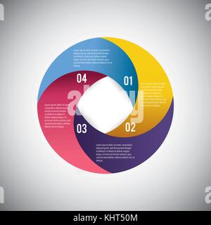 Business Diagramm mit infografik Informationen Bericht Stock Vektor
