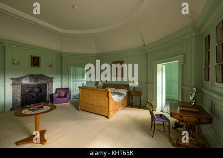 Blick auf den Innenbereich der Zimmer im Schloß Bad Berleburg, Blessington, County Wicklow, Irland Stockfoto