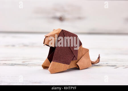 Lion origami Design Stockfoto