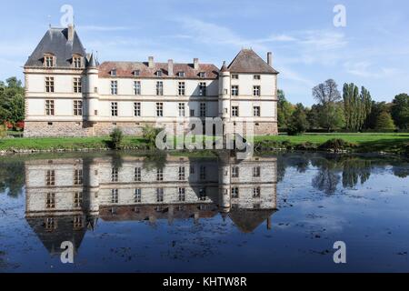 Das Schloss von Cluny in Burgund, Frankreich Stockfoto