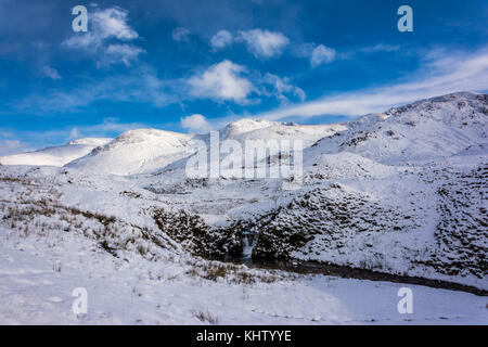Cluanie Hügel, glenshiel, Wester Ross, Schottland, Vereinigtes Königreich Stockfoto