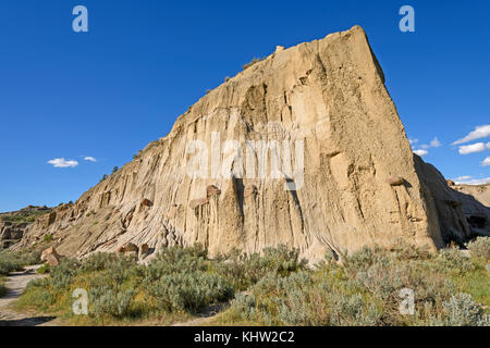 Dramatische Grat in den Badlands in Theodore Roosevelt National Park in North Dakota Stockfoto