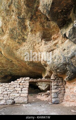 Stone Cottage in guara Berge, Provinz Huesca, Aragón, Spanien. Stockfoto