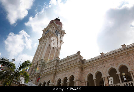 Eine allgemeine Ansicht der Sultan Abdul Samad Gebäude vor dem Dataran Merdeka in Kuala Lumpur, 9. April 2017. Stockfoto