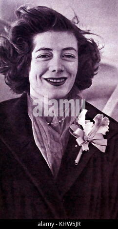 Fotografische Porträt von Sarah Churchill (1914-1982) eine britische Schauspielerin und Tänzerin. Vom 20. Jahrhundert Stockfoto