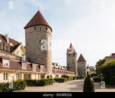 Viru Tor, Tallinn, Estland Stockfoto