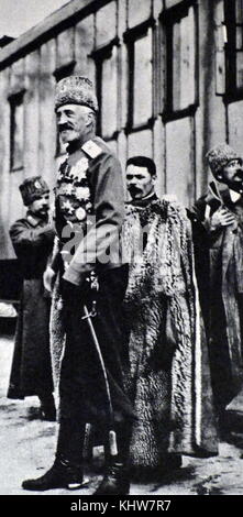 Fotografische Porträt des Großfürsten Nikolai Nikolaevich von Russland (1856-1929) ein russischer General Weltkrieg I und Oberbefehlshaber der russischen Armee. Vom 19. Jahrhundert Stockfoto