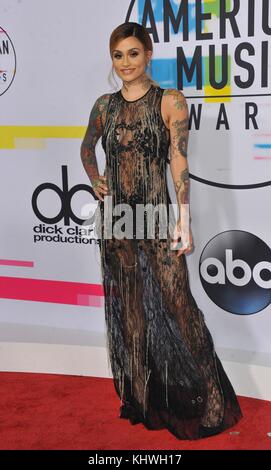 Los Angeles, Ca, USA. 19 Nov, 2017. kehlani in der Ankunftshalle für 2017 American Music Awards (Amas) - Ankunft, Microsoft Theatre, Los Angeles, Ca 19. November 2017. Credit: Elizabeth goodenough/Everett collection/alamy leben Nachrichten Stockfoto