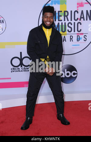 Los Angeles, USA. November 2017. Los Angeles, CA, USA. November 2017. 19. November 2017 – Los Angeles, Kalifornien – Khaled. 2017 American Music Awards am Microsoft Theater in Los Angeles. Foto: Birdie Thompson/Admedia Stockfoto