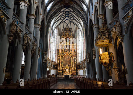 Deutschland, Köln, die frühbarocke Jesuitenkirche St. Mariae Himmelfahrt. Deutschland, Köln, die fruehbarocke Jesuitenkirche St. Mariae Himmelfahrt. Stockfoto