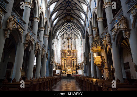 Deutschland, Köln, die frühbarocke Jesuitenkirche St. Mariae Himmelfahrt. Deutschland, Köln, die fruehbarocke Jesuitenkirche St. Mariae Himmelfahrt. Stockfoto