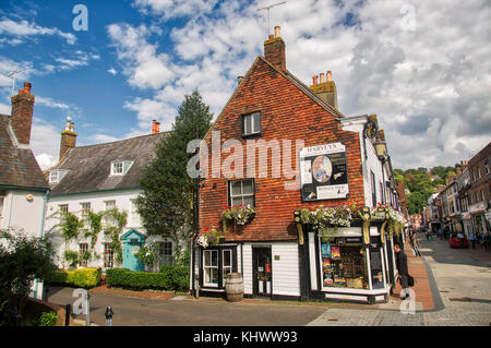 Lewes Cliffe High Street Stockfoto