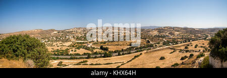 Blick von der Akropolis auf einem Hügel in Limassol, Zypern Stockfoto