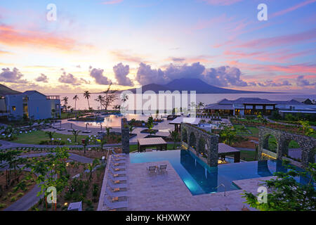 St. Kitts, St. Kitts und Nevis - das Park Hyatt St. Kitts, ein Luxus Hotel der gehobenen Klasse Resort in Christophe Hafen, St. Kitts, das im November 2017 eröffnet. Stockfoto