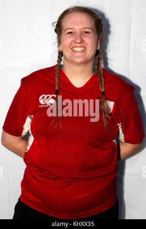 15/11/17 usw Sport Park. Vor und nach der headshots von usw womans Rugby in Ihrem Heim Spiel gegen Uwe. Stockfoto