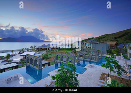 St. Kitts, St. Kitts und Nevis - das Park Hyatt St. Kitts, ein Luxus Hotel der gehobenen Klasse Resort in Christophe Hafen, St. Kitts, das im November 2017 eröffnet. Stockfoto