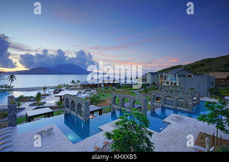 St. Kitts, St. Kitts und Nevis - das Park Hyatt St. Kitts, ein Luxus Hotel der gehobenen Klasse Resort in Christophe Hafen, St. Kitts, das im November 2017 eröffnet. Stockfoto