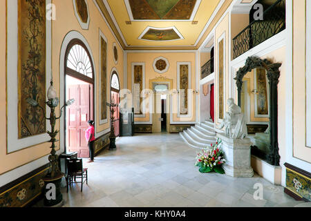 Das Foyer des Teatro Tomás Terry Theater, Cienfuegos, Provinz Cienfuegos, Kuba Stockfoto