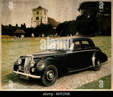 Classic Cars: 1952 Riley RME 1.5 Limousine Stockfoto