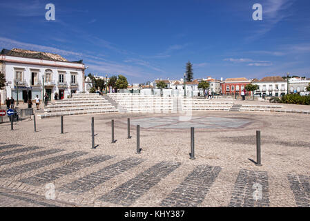 Tavira, Ostalgarve Stadtzentrum Stockfoto