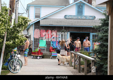 Fair Harbor, Fire Island, NY, USA Stockfoto