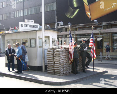 Checkpoint Charlie 2007 Stockfoto