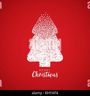 Weihnachten Baum Vektor glitzer Hintergrund Stock Vektor