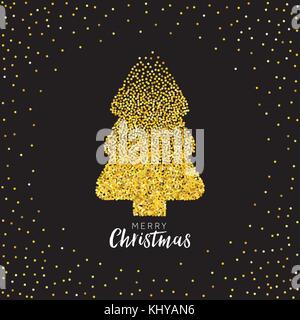 Weihnachten Baum Vektor glitzer Hintergrund Stock Vektor