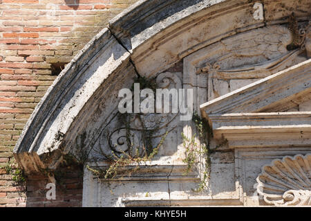 Chiesa di Sant'Antonio Abate, Rieti - dettaglio Stockfoto