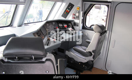 Bombardier ALP-45DP Cab geschossen Innotrans 2010 Stockfoto