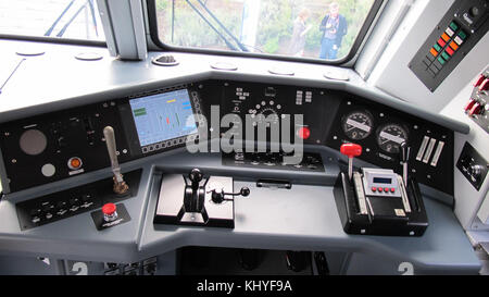 Bombardier ALP-45DP Engineer Control Consol Stockfoto