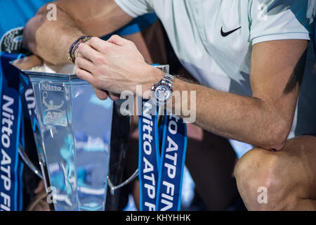 Während der nitto ATP World Tour 2017 der letzte Tag in der o2, London, England am 19. November 2017. Foto von Andy Rowland. Stockfoto