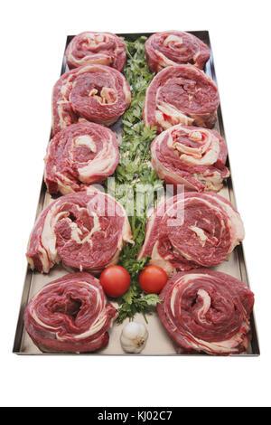 Rotes Fleisch Stockfoto