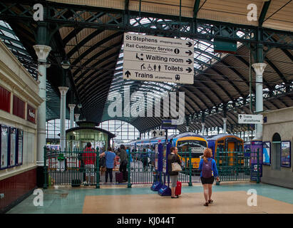 England, East Riding von Yorkshire, Kingston upon Hull City, Paragon Bahnhof, Stockfoto